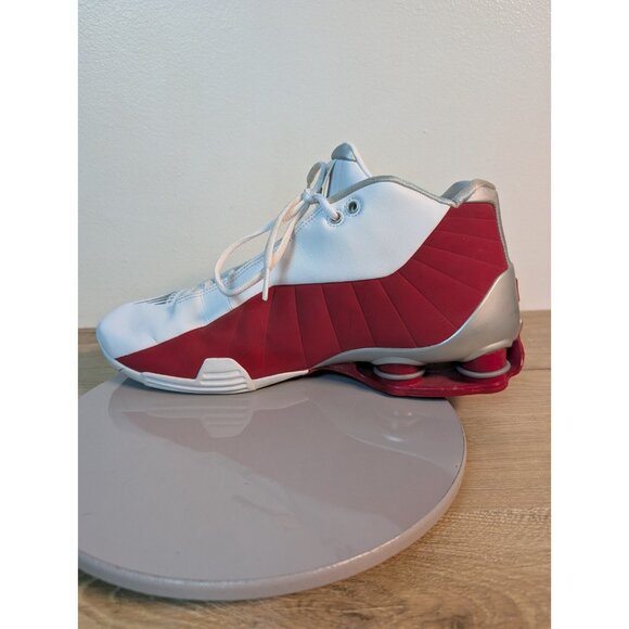 Nike Shox BB4 Retro Mens Size 12 Shoes Varsity Red Metallic Silver AT7843-101 main image 9